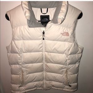 White North Face Vest